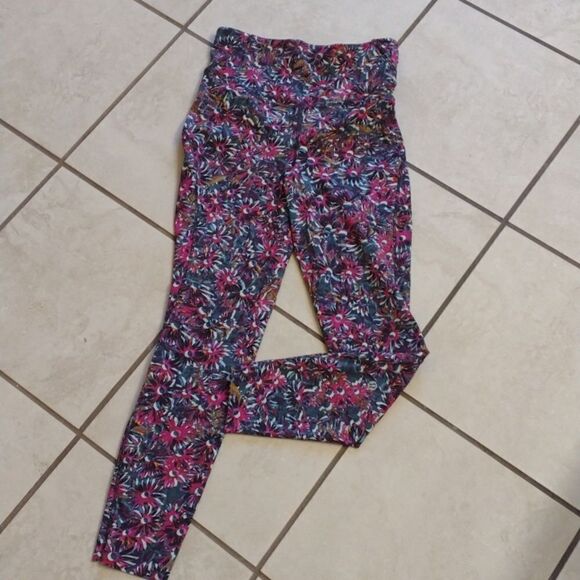 Lululemon Base Pace Leggings High-rise Running Tight Floral Electric Multi 6 - Picture 2 of 13